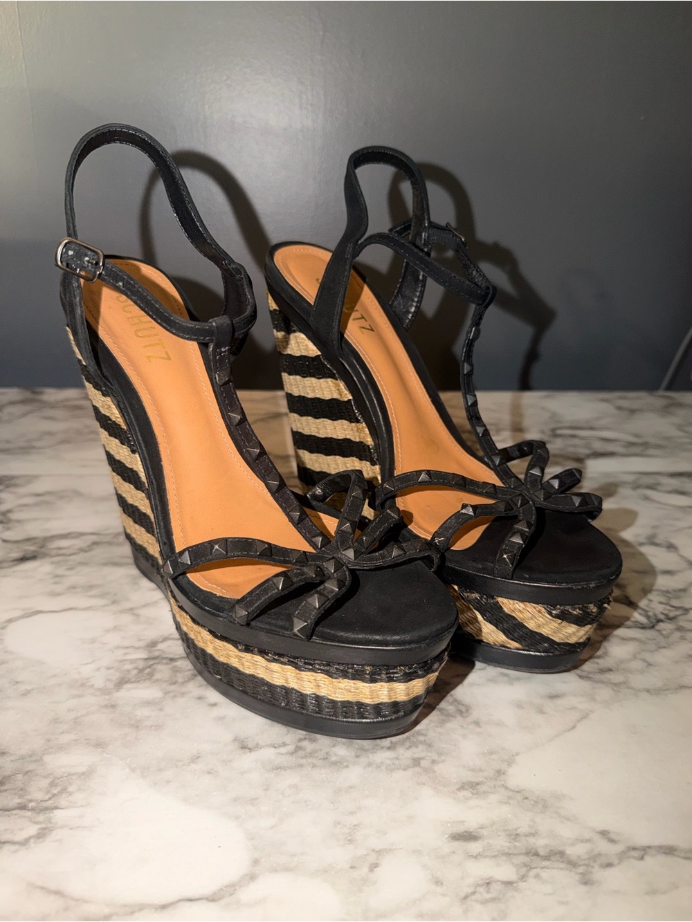 Schutz platform heels